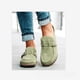 thumbnail image 3 of Sandalias de mujer con punta cerrada, uso exterior, hebilla de cinturón, medias zapatillas, zapatillas informales de talla grande para mujer, talla 43, zapatos de mujer, 3 of 3