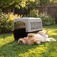 thumbnail image 5 of Vibrant Life Medium/Large Plastic Hard-Sided Pet Carrier, Black and Gray, 70 lb Limit, 5 of 8
