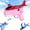 Pink, variant on Dinosaur Foam Glider Launcher Toy, Mechanical Catapult Gun, Crash-Resistant EPP Airplane with Long Flight Distance, Outdoor Active Play Gift