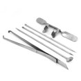 thumbnail image 2 of Baverta Herramienta de Cuchillo Capon-Herramienta de capón de Pollo Kit de Acero Inoxidable Granjas avícolas Instrumento Veterinario para Pollo 5 Piezas, 2 of 14