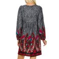 thumbnail image 4 of White Mark Women's Apolline Embroidered Sweater Dress, 4 of 4