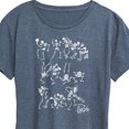 thumbnail image 3 of Corpse Bride - Bones Dancing the Scare Away - Women's Short Sleeve Graphic T-Shirt, 3 of 5