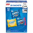 thumbnail image 2 of OREO, 20 Snack Packs (Individually Wrapped), 40 Cookies, School, Lunch, Travel, Gift, Birthday, Bulk Variety Pack of OREOs Original Chocolate & Double Stuf & Golden Vanilla Sandwich Cookies, 2 of 15