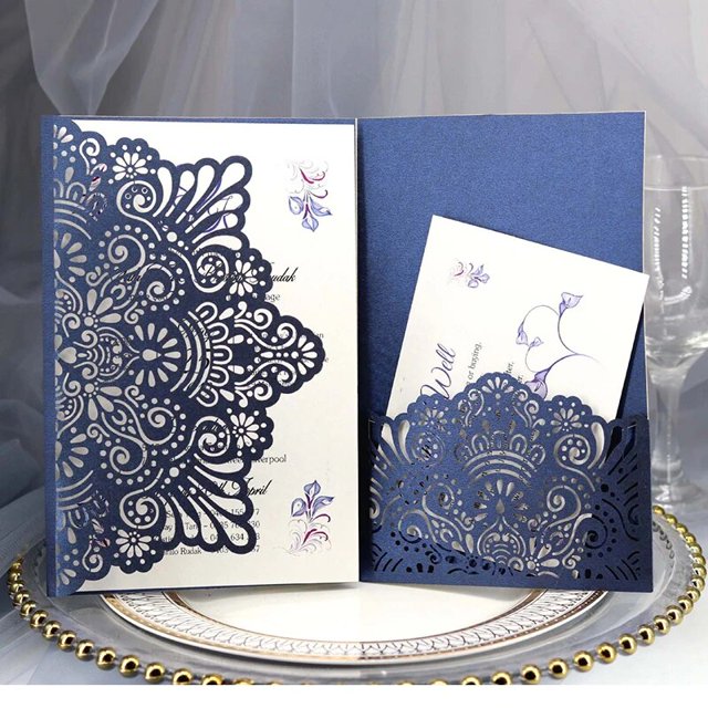 Tarjeta de invitación de 10 piezas para bautizo, sobres con tarjeta RSVP, suministros para fiesta de cumpleaños y bautismo