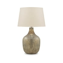 Signature Design by Ashley Casual Mari Table Lamp Gray/Gold Finish