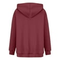 thumbnail image 3 of Yievot Womens Oversized Hoodies with Pockets Trendy Pullover Hooded Sweatshirts Casual Loose Basic Hoodie Fall Jacket, 3 of 5
