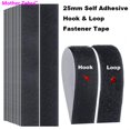thumbnail image 2 of 25mm Wide Stick-on Hook & Loop Fastener Tape Nylon Self Adhesive Sticker Back Removable Hook Loop Tape DIY Craft Accessories Stick-on white 25mm 5 meter, 2 of 6