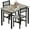 Grey, variant on Danniu 3 Piece Dining Table Set for 2, Small Kitchen Table Set for 2 with Chairs,Wood Breakfast Nook Table and Chairs Set of 2,Dinette Set for Small Space,Dining Room,Apartment, Grey