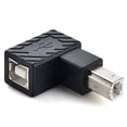 thumbnail image 4 of Left Angled USB 2.0 Type B Printer Connections Adapter for Printers Scanners USB Peripherals, Black, 4 of 9