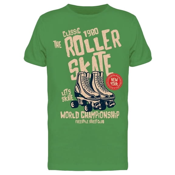 Roller Skate Classic 1980 Tee Men's -Image by Shutterstock