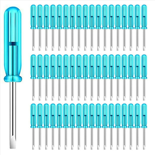 400 Uds. Minidestornillador Ranurado, Cabeza de 2,0 mm y 45 mm de Longitud para Reparación de Pequeños Electrodomésticos