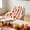 White,Brown, variant on Fall Pumpkin Sherpa Throw Blanket, 28"×40" Plush Flannel Blanket with Orange Pumpkin Print, Soft Warm Reversible Seasonal Throw, Decorative Couch Cover for Thanksgiving Bedroom Living Room Decor