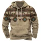 thumbnail image 3 of Sudadera con capucha retro para hombre, sudadera con capucha con estampado 3D de Yellowstone Park para hombre, nueva moda urbana, sudadera con capucha de hip hop de invierno súper grande, ropa para ho, 3 of 5