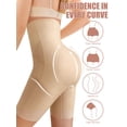 thumbnail image 3 of Shapewear Djpoaug Tummy Control, cintura alta, talla 3 XL, color nude, 3 of 6