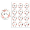 thumbnail image 3 of Pegatinas personalizadas para invitaciones de boda, sellos de dulces, favores, Cajas de Regalo, etiquetas de papel adhesivas, 4,5 cm, 96 unidades, 3 of 4