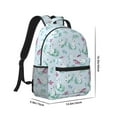 thumbnail image 2 of Yiaed Rabbit And Butterfly Print School Backpack College Backpack Daypacks for Students High School Spacious and Durable Daypack for Work and Travel-One Size, 2 of 6