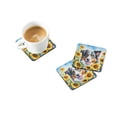 thumbnail image 2 of Australian Shepherd in Sunflowers Foam Coasters 3.5 in x 3.5 in, 2 of 5