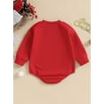 thumbnail image 4 of Faithtur Baby Christmas Rompers Newborn Winter Tree Embroidery Round Neck Bodysuit Infant Long Sleeve Jumpsuits for Winter, 4 of 8