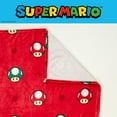 thumbnail image 5 of Franco Nintendo Super Mario Gaming Toad Plush Throw Blanket, 46 in x 60 in, 5 of 7