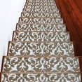 thumbnail image 2 of SUSSEXHOME  Floral Collection Stair Treads 9 in. x 28 in. Red-White 13-PACK, 2 of 5