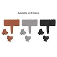 thumbnail image 3 of Pure Garden 50-LG5094 Plastic Garden Edging Stone-Look Border, Black, 3 of 7