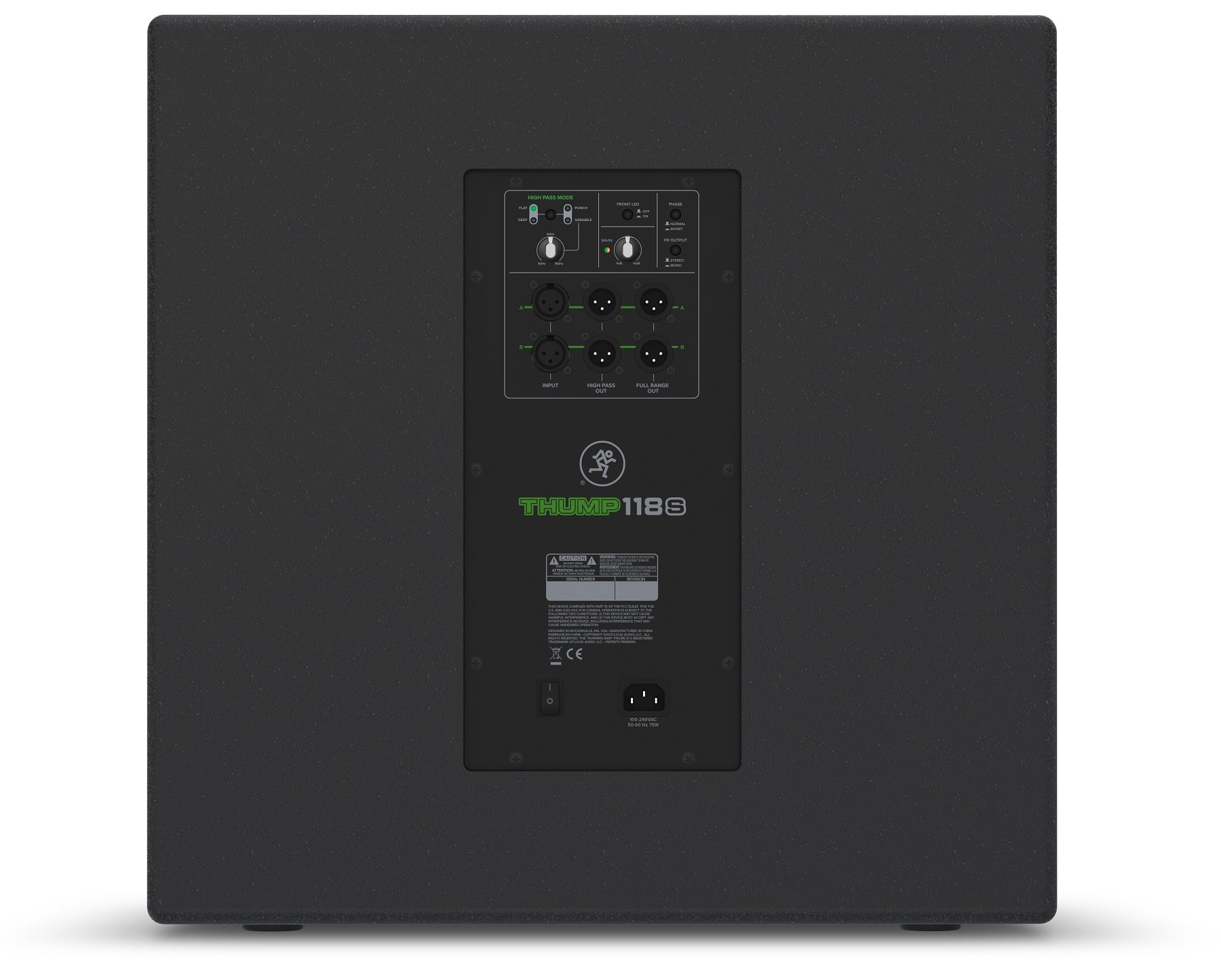 Mackie Thump118S 18" 1400w Powered Active DJ PA Subwoofer+Headphones Thump 118S