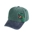 thumbnail image 2 of Kids Boy Girl Hats Sun Protection Green Baseball Cap Soft Summer and Spring 2-8 Years, 2 of 4