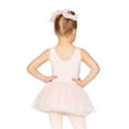 thumbnail image 3 of Petite Etoile Dancewear Toddler Girls Pink 3 Layer Tutu Skirt with Star Print & Bonus Scrunchie for Ballet/Dance-Size 7, 3 of 9