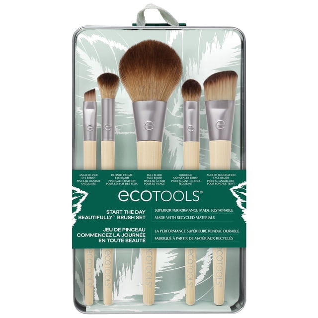 EcoTools Start The Day Beautiful Makeup Brush Kit, 1 Kit