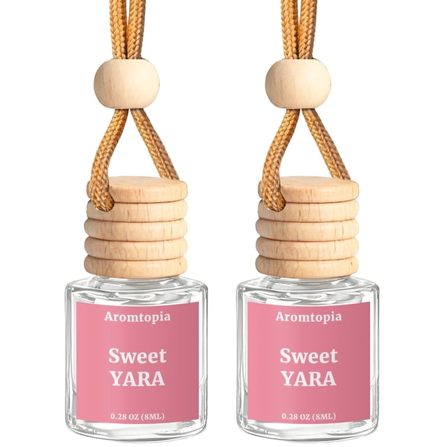 Ambientador para auto Aromtopia Sweet YARA, 2 unidades, 8 ml