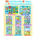 thumbnail image 3 of Juguete Montessori Busy Board Walenty para niños pequeños de 1 a 4 años, Green Farm, 3 of 6