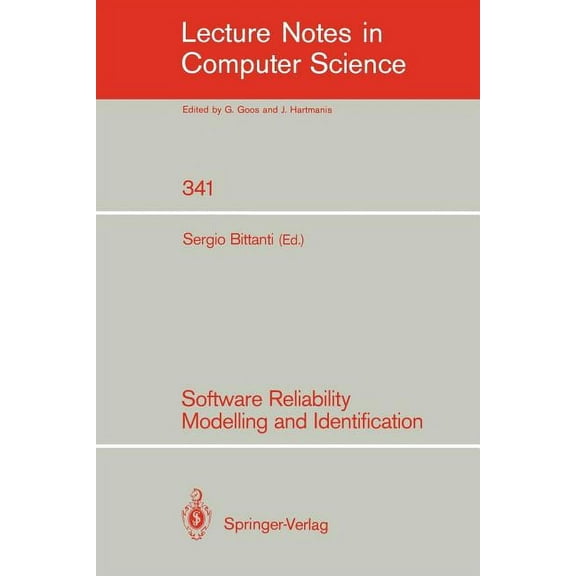 Lecture Notes in Computer Science Software Reliability Modelling and Identification, Book 341, (Paperback)