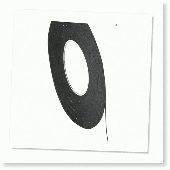 Black Crepe Graphic Art Tape - 1/64" x 648" Roll for Creative Projects (BGCP1501)