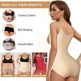 thumbnail image 4 of Faja Shapewear for Women Tummy Control Open Bust Body Shaper Seamless Bodysuits with Adjustable Strap, 4 of 5