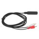thumbnail image 5 of 6.35mm female to dual RCA cable, 4.9 feet., 5 of 5