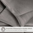 thumbnail image 6 of Superior Striped Reversible Down Alternative Comforter, Charcoal, Twin/Twin XL, 6 of 13