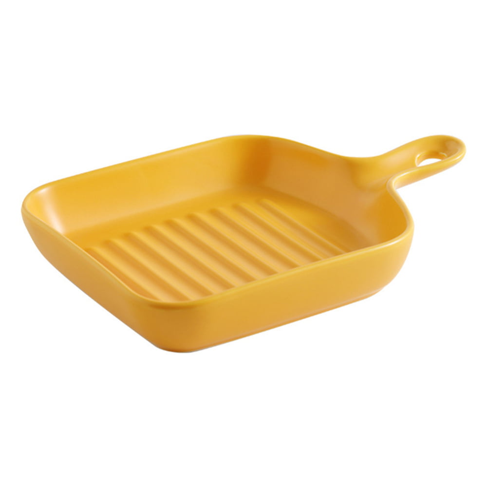 Set of 2 M.V Trading MV303032 Lasagna/Casserole Gratin Oval Baking Dish Yellow 