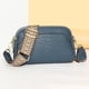 thumbnail image 3 of Bolsos Cruzados De Mujer Bolso bandolera de piel de vaca de primera capa con patrón de cocodrilo para el trabajo (azul) Likrtyny Para Estrenar, 3 of 9