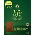 thumbnail image 2 of NLT Life Application Study Bible, Third Edition, Large Print (Red Letter, Genuine Leather, Brown, Indexed), (Hardcover), 2 of 2