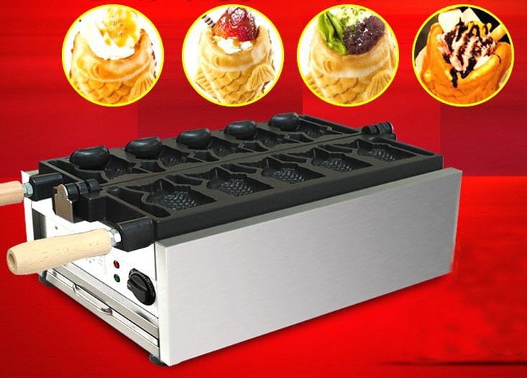 open mouth taiyaki pan