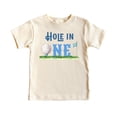 thumbnail image 4 of Hole in One 1st Birthday Shirt for Boys Golf Themed First Birthday Tee for Kids Natural Shirt 2T, 4 of 5