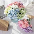 thumbnail image 6 of geerera Artificial Hydrangea, Silk Flowers Bouquet, Faux Hydrangea Stems, for Wedding Centerpieces, Handheld Flower, Home Decor, 6 of 9