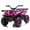Pink, variant on iRerts 24V Electric Ride on ATV, 24V Kids Ride on Toys for Kids Boys Girls Ages 3-5, Battery Powered Kids Electric Cars with Bluetooth, Music, LED Lights, Front/Rear Storage Racks, Pink
