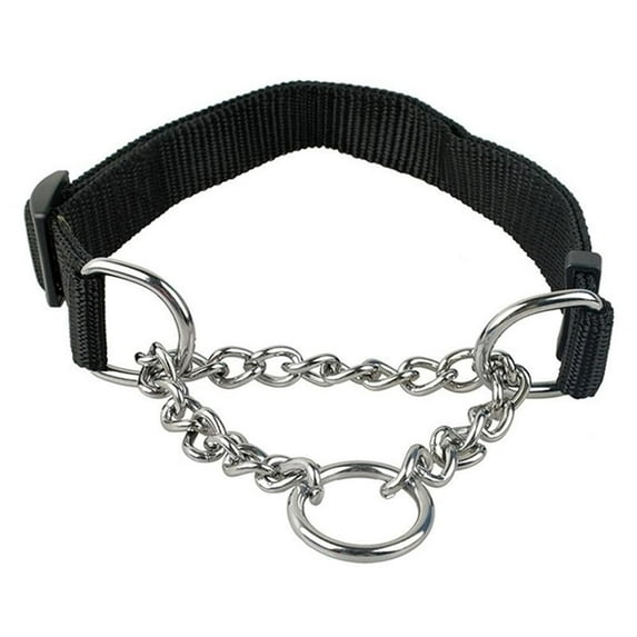 Pet Check Nylon Choke Training Dog Collar Pet Products BLACK