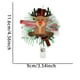 thumbnail image 3 of onlyliua para Interior/Exterior Decoración Navideña Retráctil Fácil de Tirar con Purpurina, Muñeco de Nieve, Ciervo, Hebilla de Identificación, Etiqueta de Nombre Navideña Giratoria, Fácil de Tirar, 3 of 6
