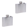 thumbnail image 1 of Cateissary Stainless Steel Hip Flask Flagon Pocket Bottle 110ml Whisky Pot Wine Barware Tipo 1 2piezas, 1 of 1