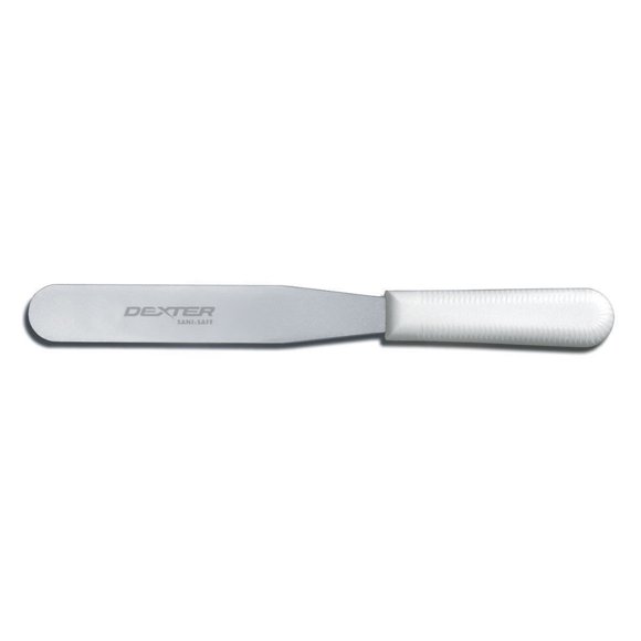 Dexter Russell S284-6 SANI-SAFEÂ® 6" Decorating & Icing Spatula w/ Polypropylene White Handle, Stainless Steel