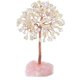 thumbnail image 2 of Rose Quartz Crystal Tree,Artificial Crystal and Healing Stone Tree Crystal Stone Tree Gem Tree.Valen, 2 of 5