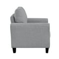thumbnail image 3 of OakvillePark Eunice Fabric Upholstered Living Room Chair, Dark Gray, 3 of 6