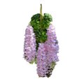thumbnail image 1 of Guirnalda de flores artificiales de glicina para colgar en la pared, para interiores y exteriores, ideal para bodas, fiestas, festivales y decoración floral simulada., 1 of 8